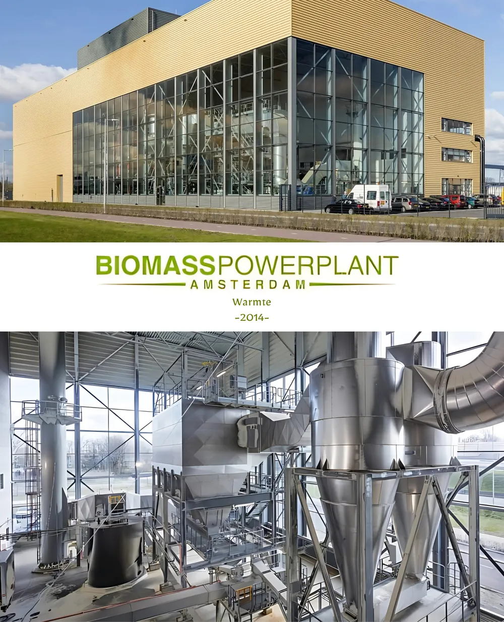 Poster van Biomassa Powerplant Amsterdam