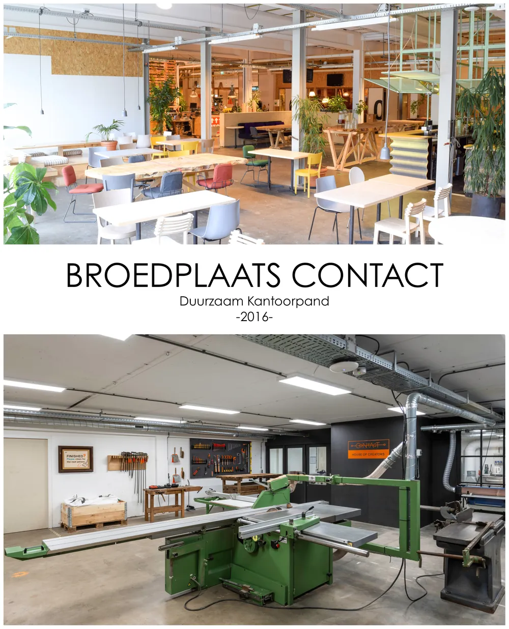 Poster van Broedplaats Contact