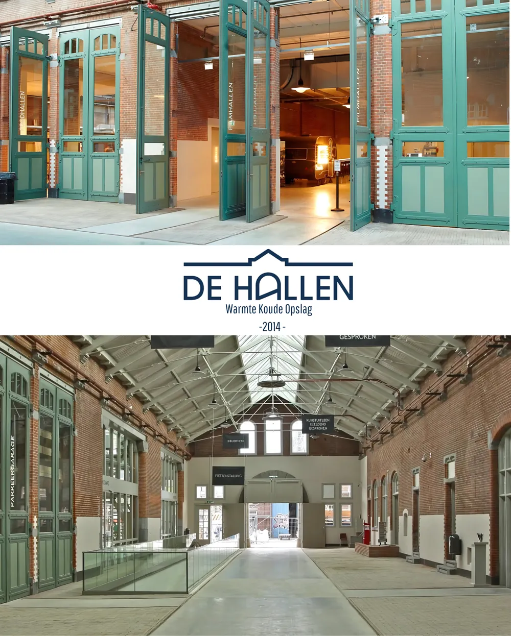 Poster van De Hallen